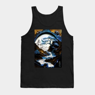 Japanese vintage landscape Tank Top